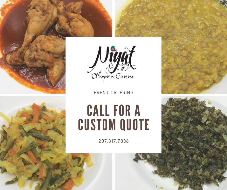 Niyat catering Ethiopia cuisine menu