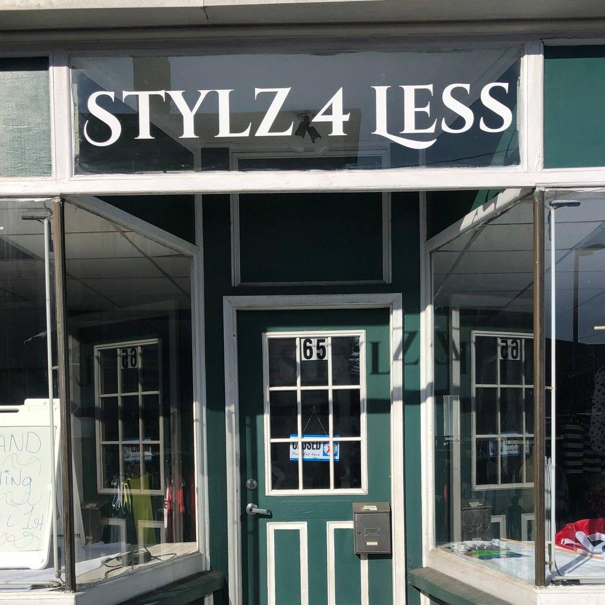 Stylz 4 Less store front at Jefferson Street Biddeford