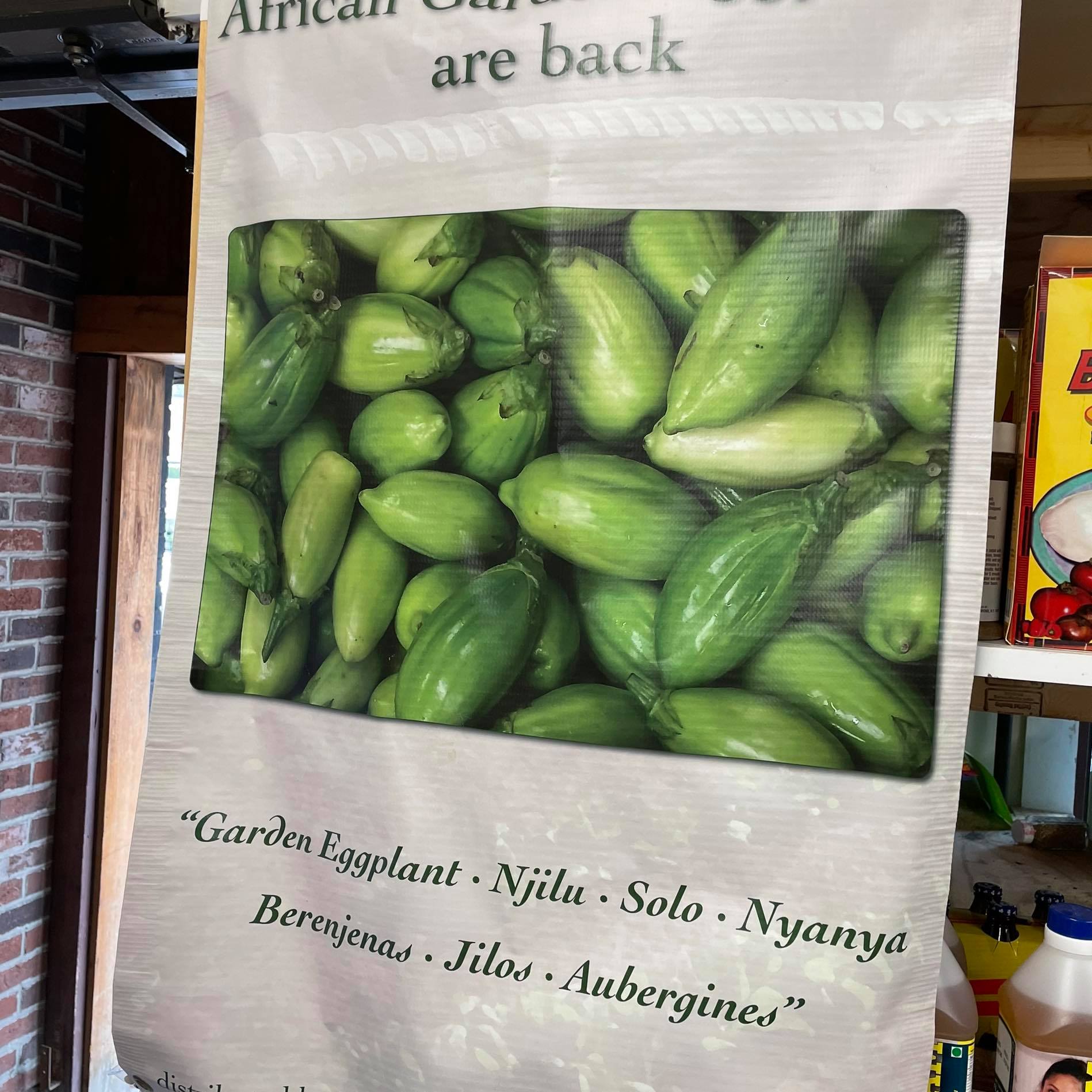 Egg plant in African Supermarket