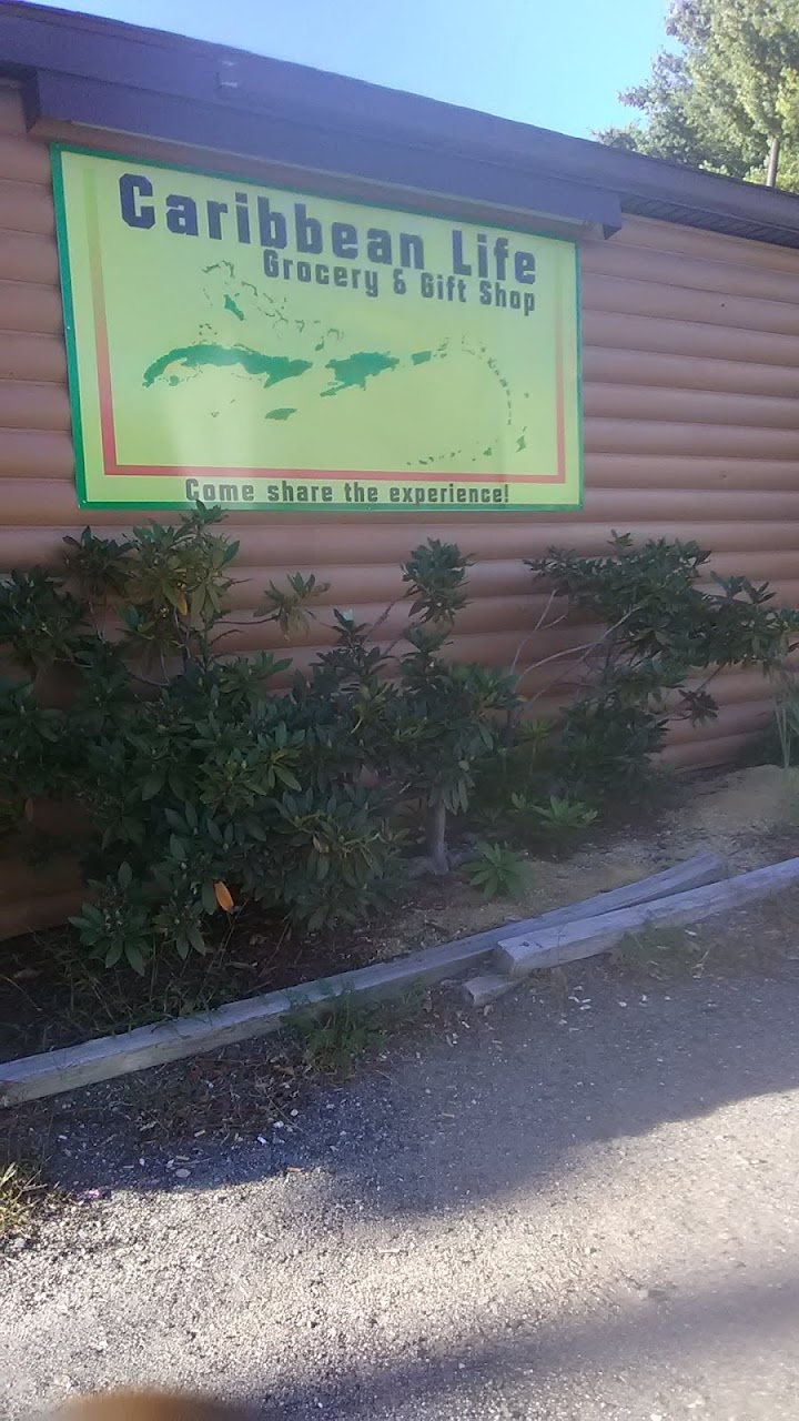 Caribbean Life Grocery and Gift Shop store front at Lisbon street