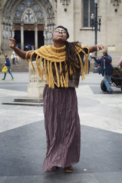 Indigo art alliance of a woman traditional Dress