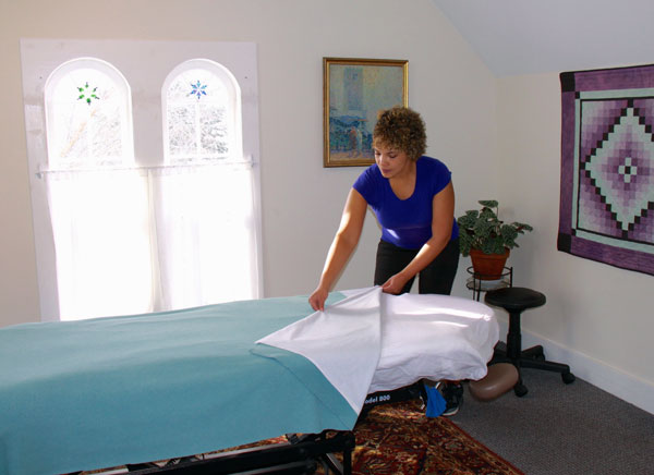Massage Therapy room