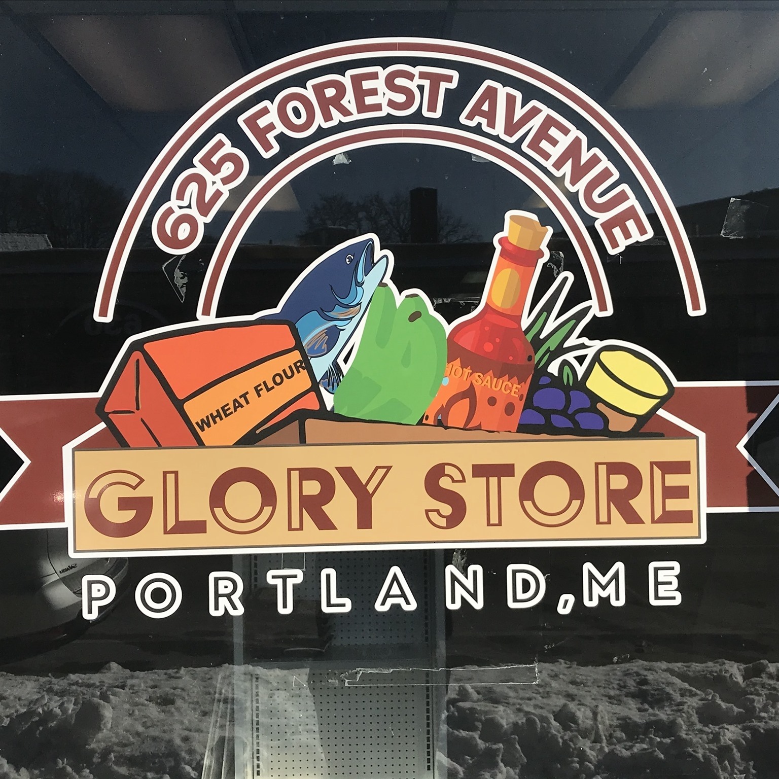 Glory store business logo