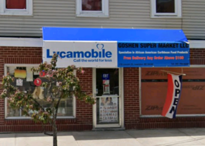 Goshen supermarket Store front at Lincoln street Lewiston