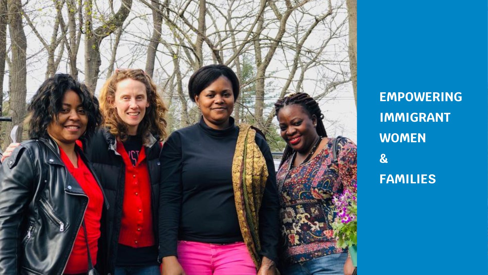 Group photo of women at In Her Presence team