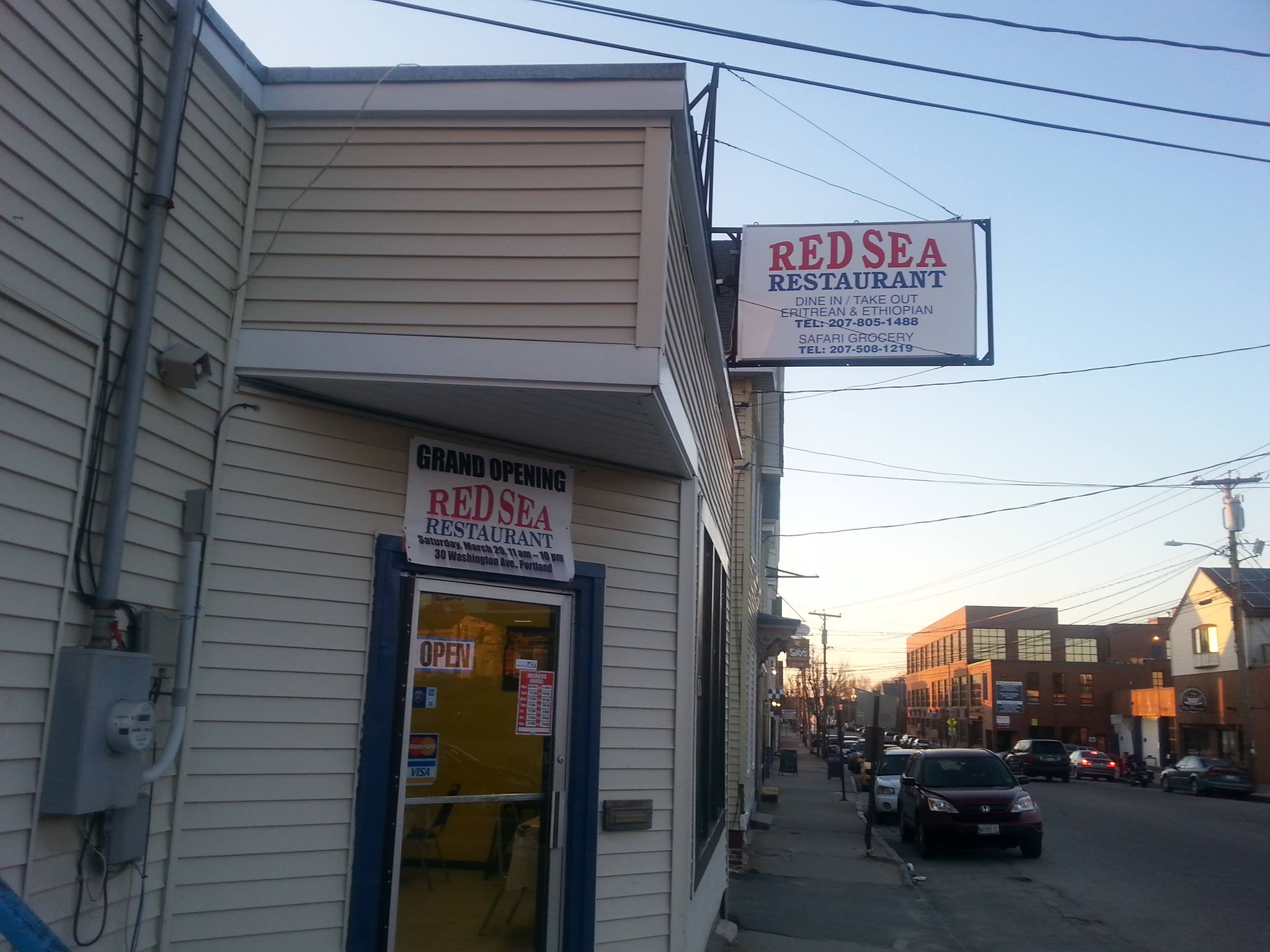 Red Sea Store front at Washington Ave in Portland