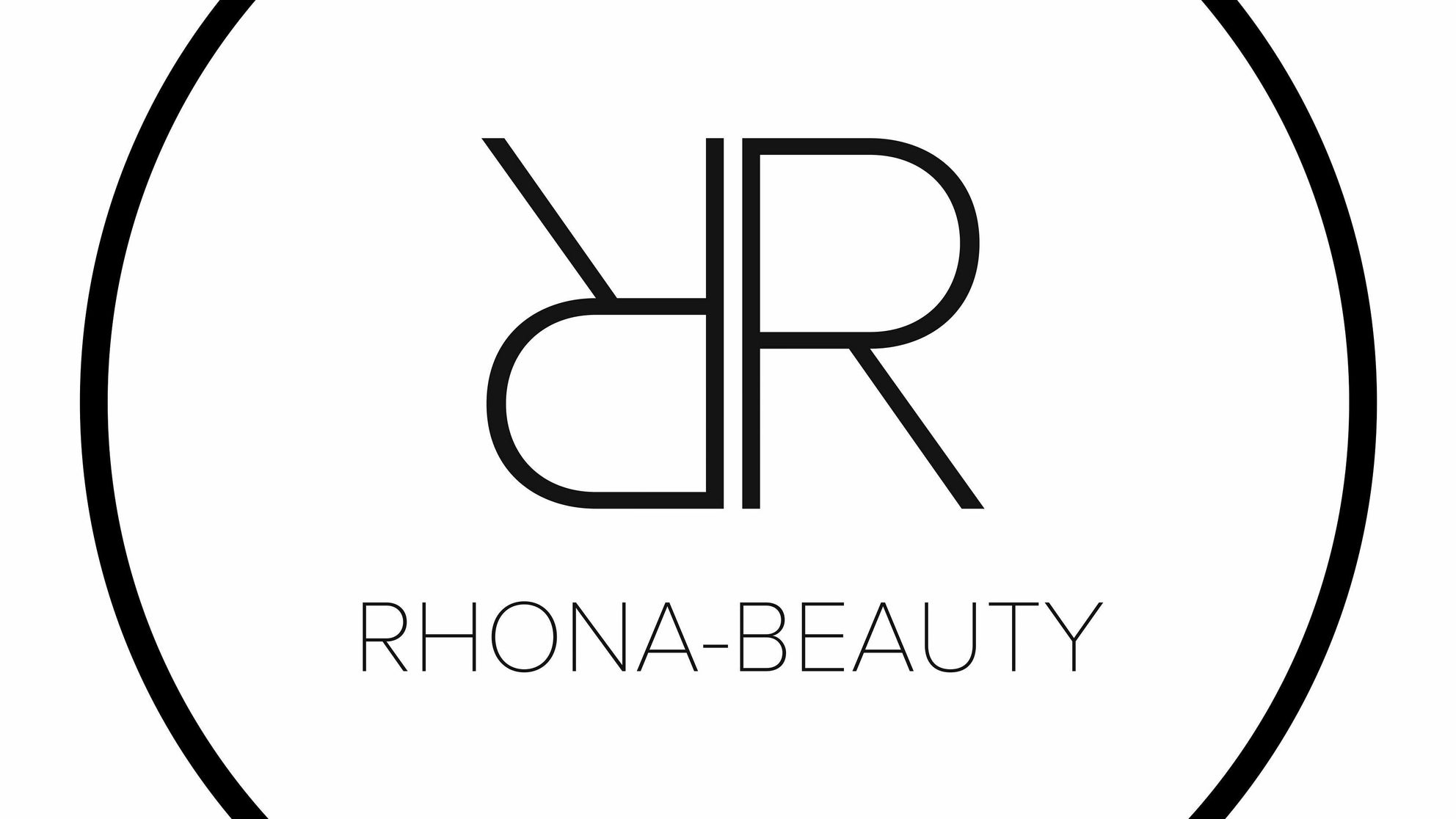 Rhona beauty business logo