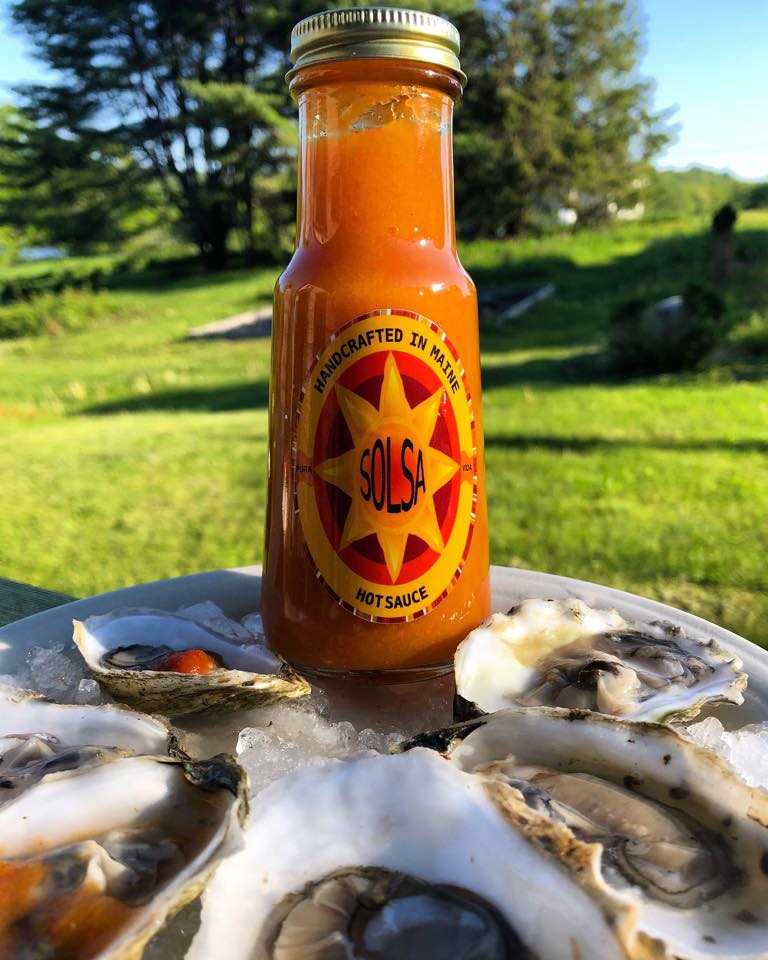 Solsa hot sauce in a bottle