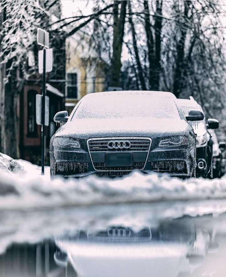 Icy Portland photo taken by CK art