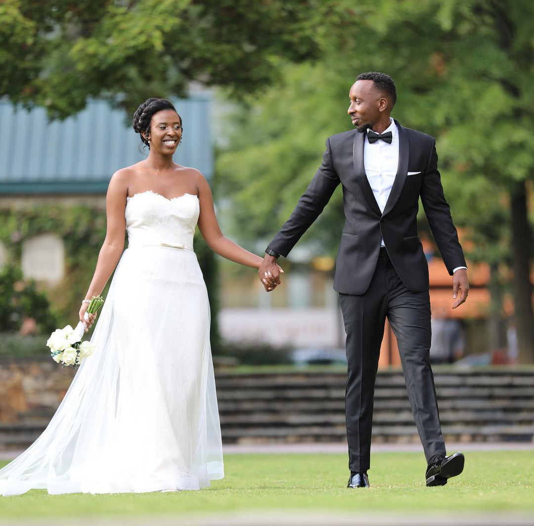 Picture of bride and groom by egide foxworth