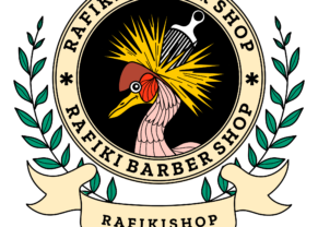 Rafiki barbershop business logo