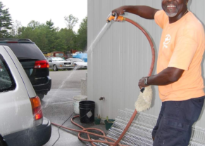 ultimate car care boss washing client car