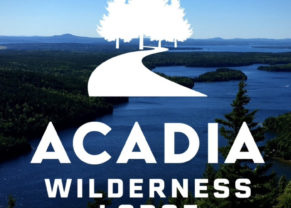 Acadia wilderness lodge business Logo